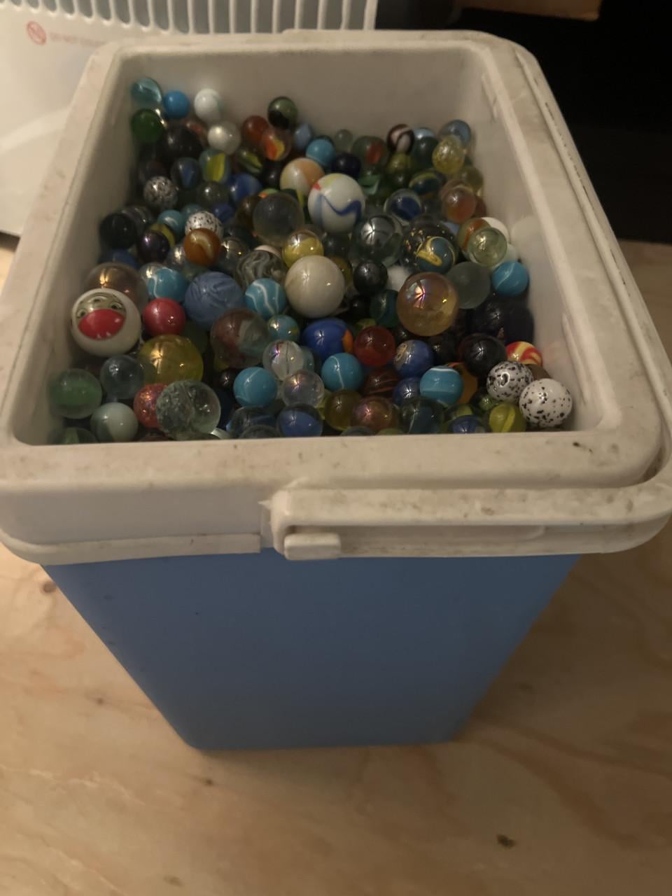 Knikkers heel veel groot en klein