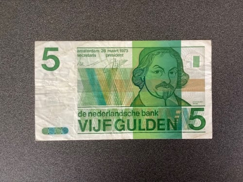 Nederland , 5 gulden 1973 Vondel II.