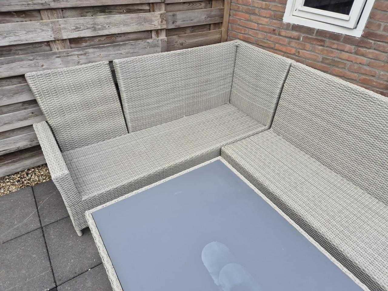 Verstelbare Dining Loungeset 260 x 210 cm (Bezorging mogelijk)