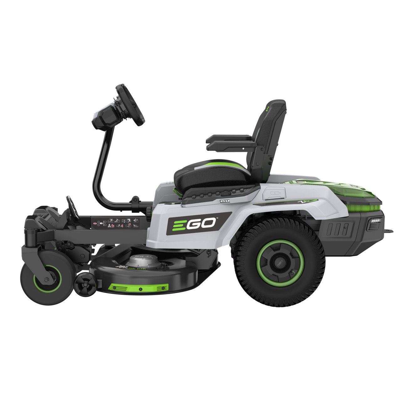 EGO zero turn zitmaaier 107cm met stuur