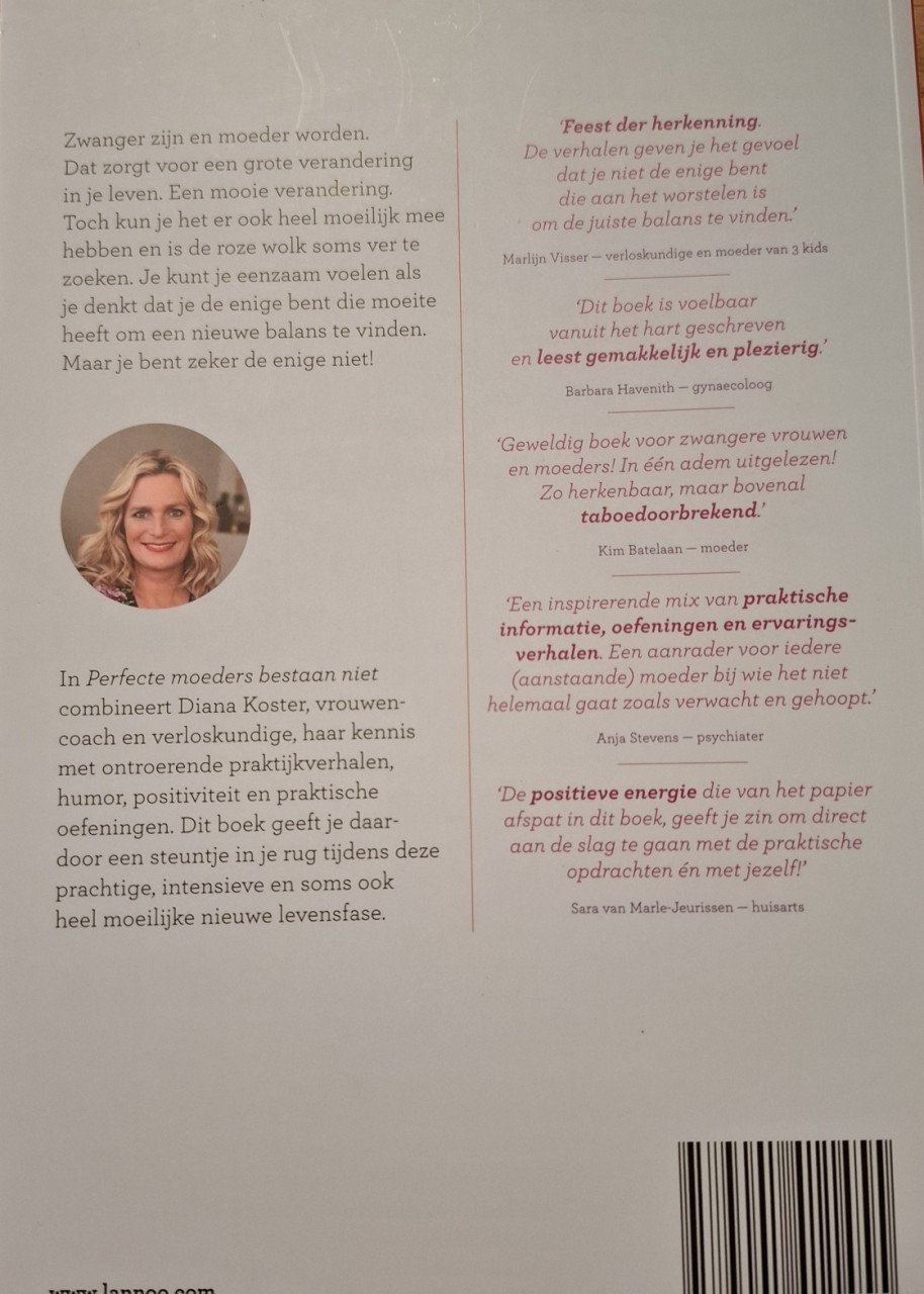 Zwangerschap - Perfecte moeders bestaan niet, door Diana Koster