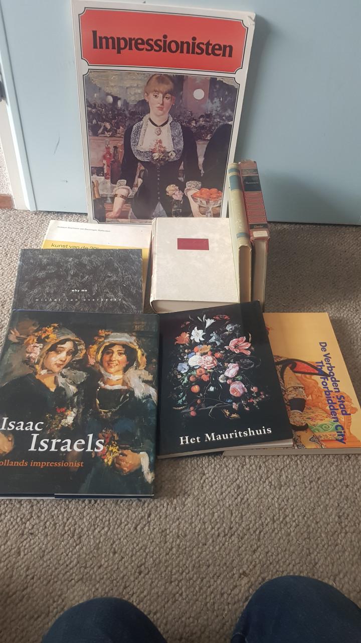 Partij boeken over beeldende kunst