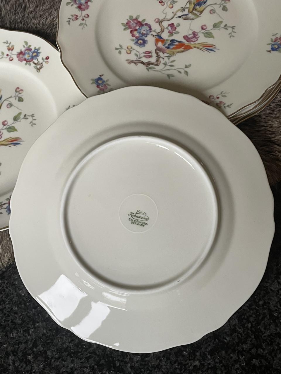 Bavaria Krautheim gebaks/ontbijtbordjes 6