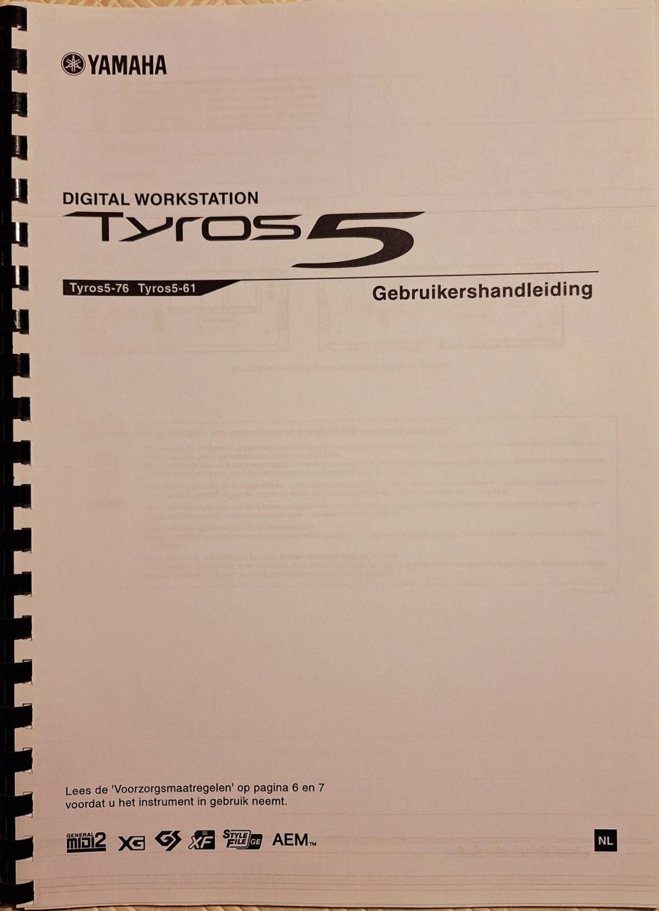 Yamaha keyboard Tyros 5 XL 76 toetsen