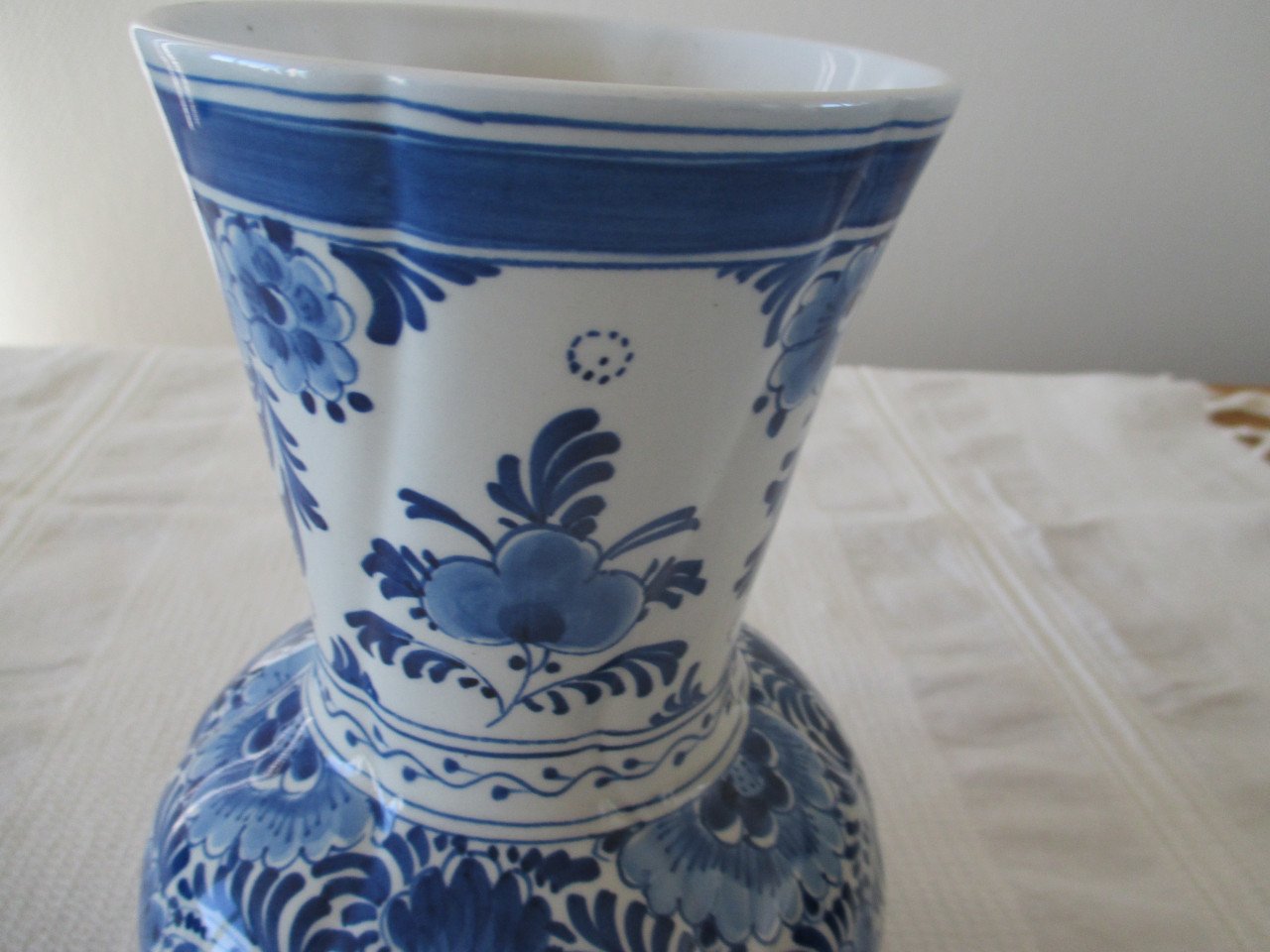 Zeer Mooie Delftsblauwe Buikvaas ( De Porceleyne Fles )