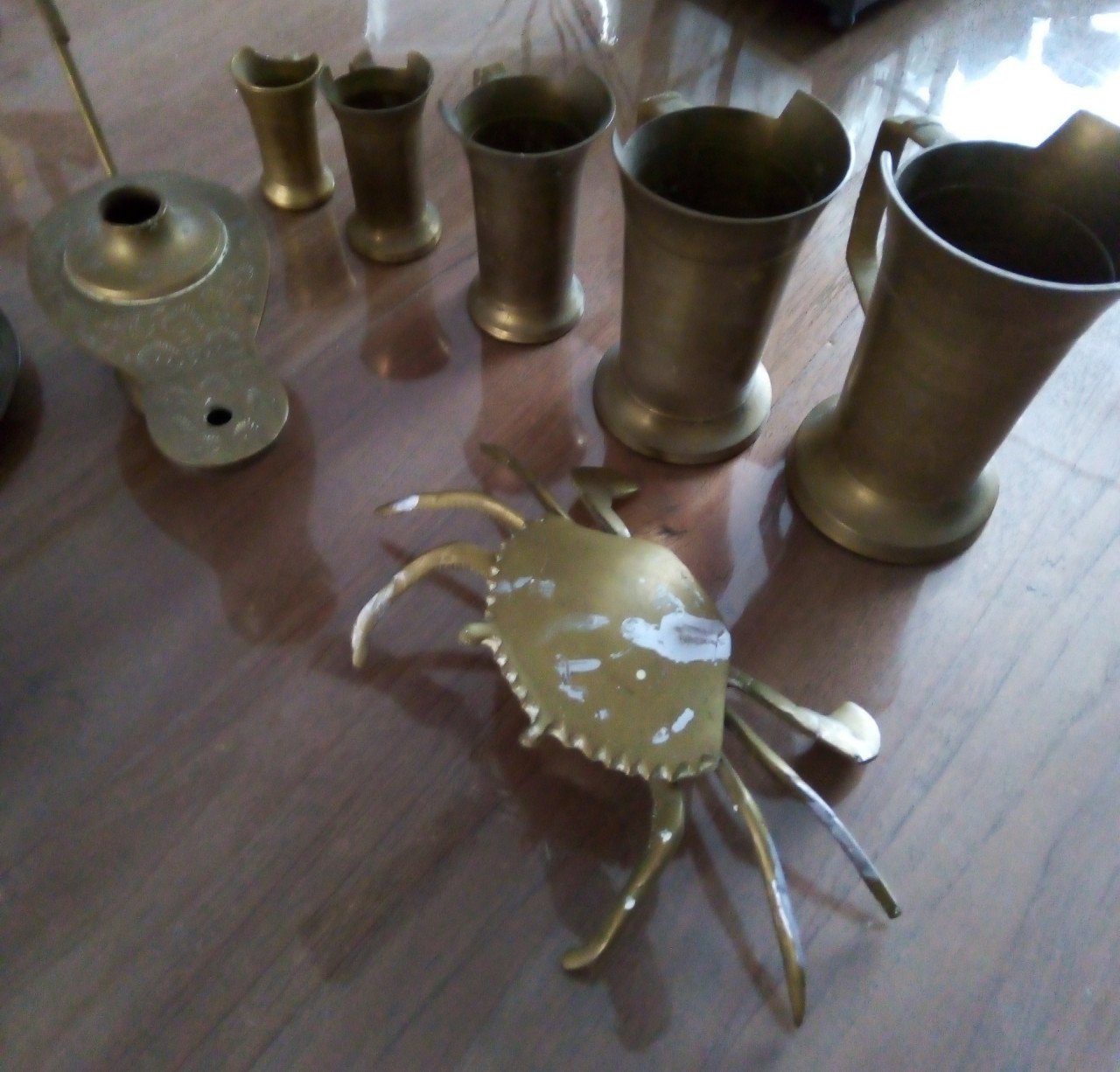 Te koop koperen decoraties €25,-