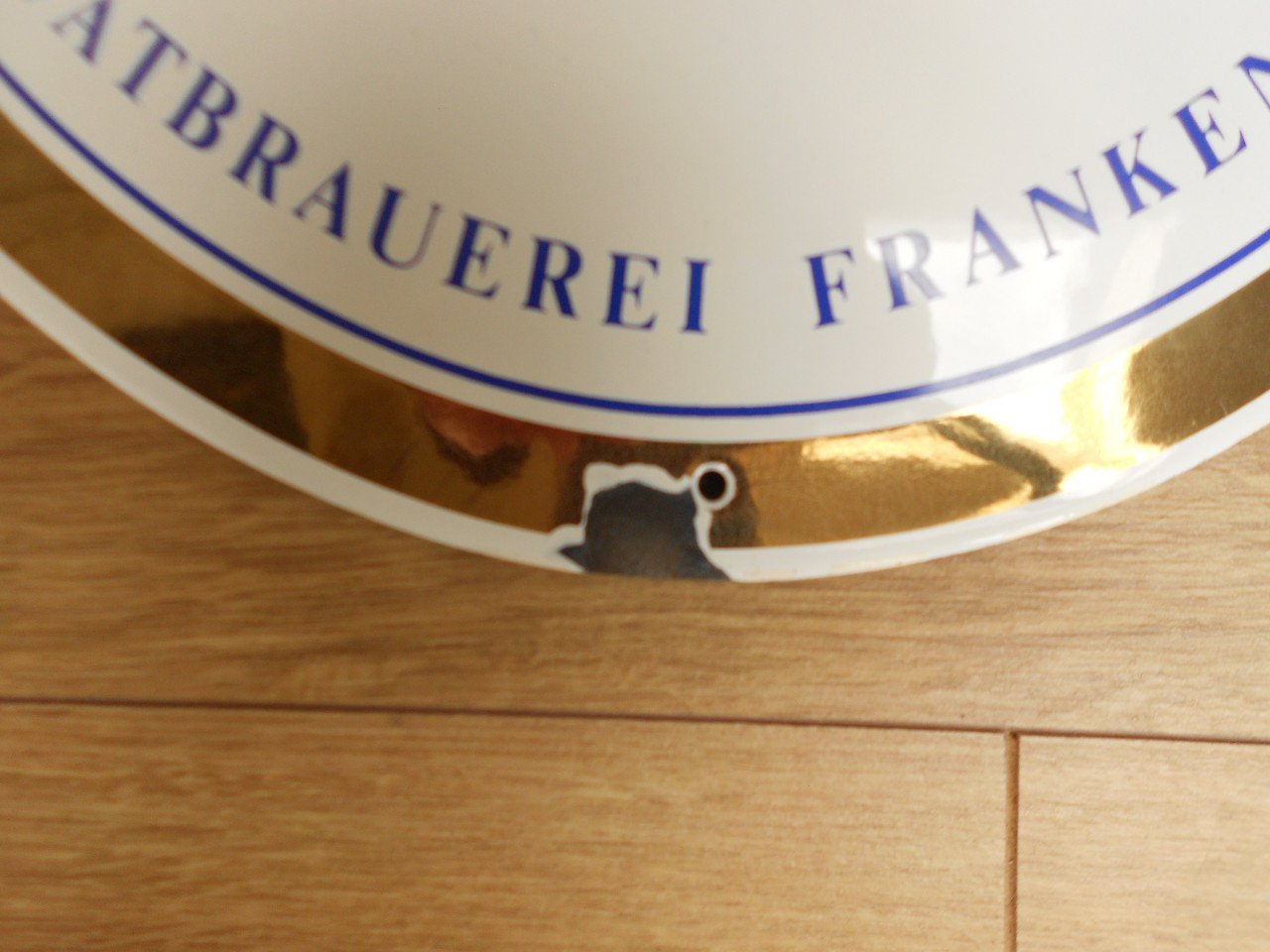 Emaille reclamebord bier Frankenheim alt schild jaren 80