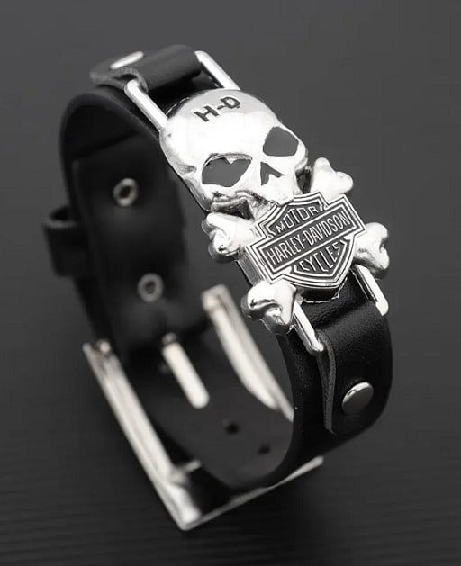 Harley Davidson Armband Leder NIEUW