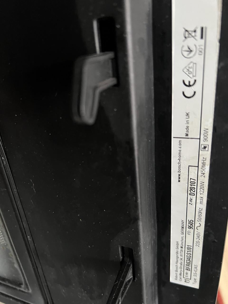 Bosch BFR634GS1 magnetron Inbouw 21 liter 900 W Roestvrijstaal