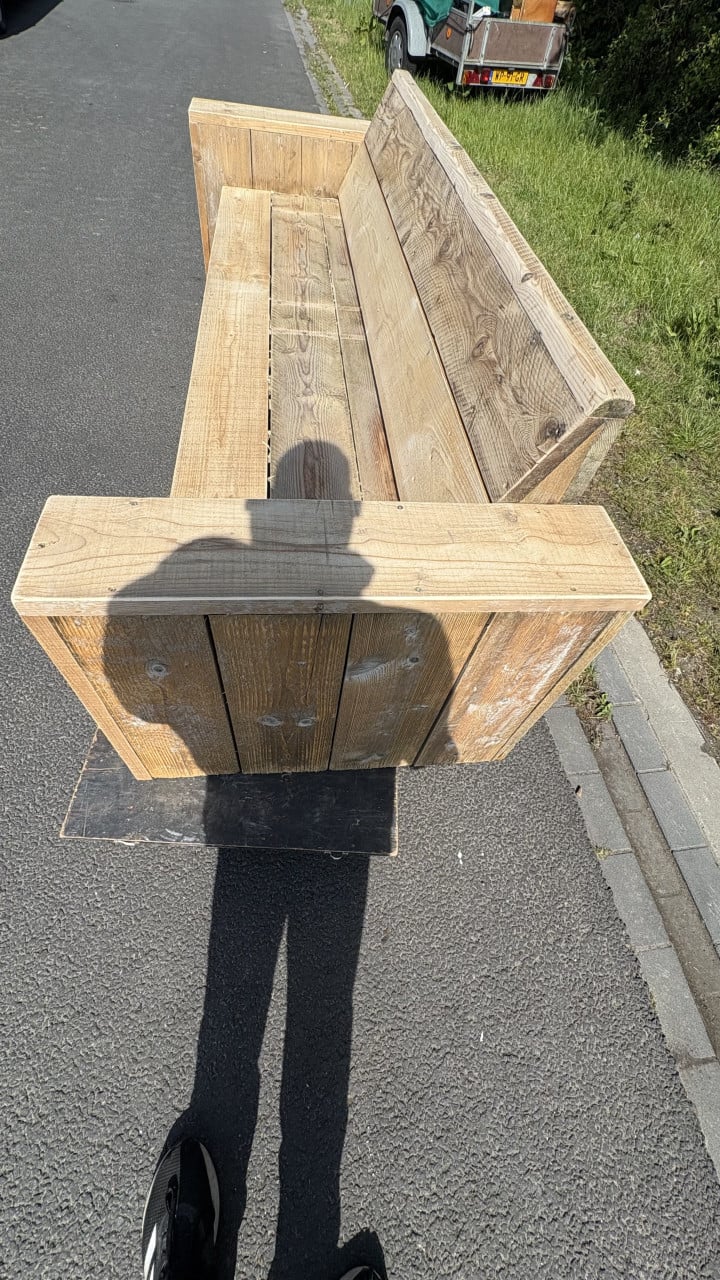 Tuinbank van steigerhout