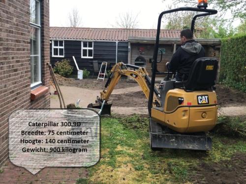 TE HUUR: minigravers, minishovels ETC