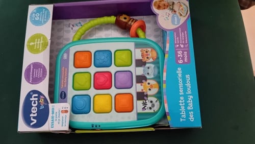 Vtech tablet voor baby met geluid en lichteffecten