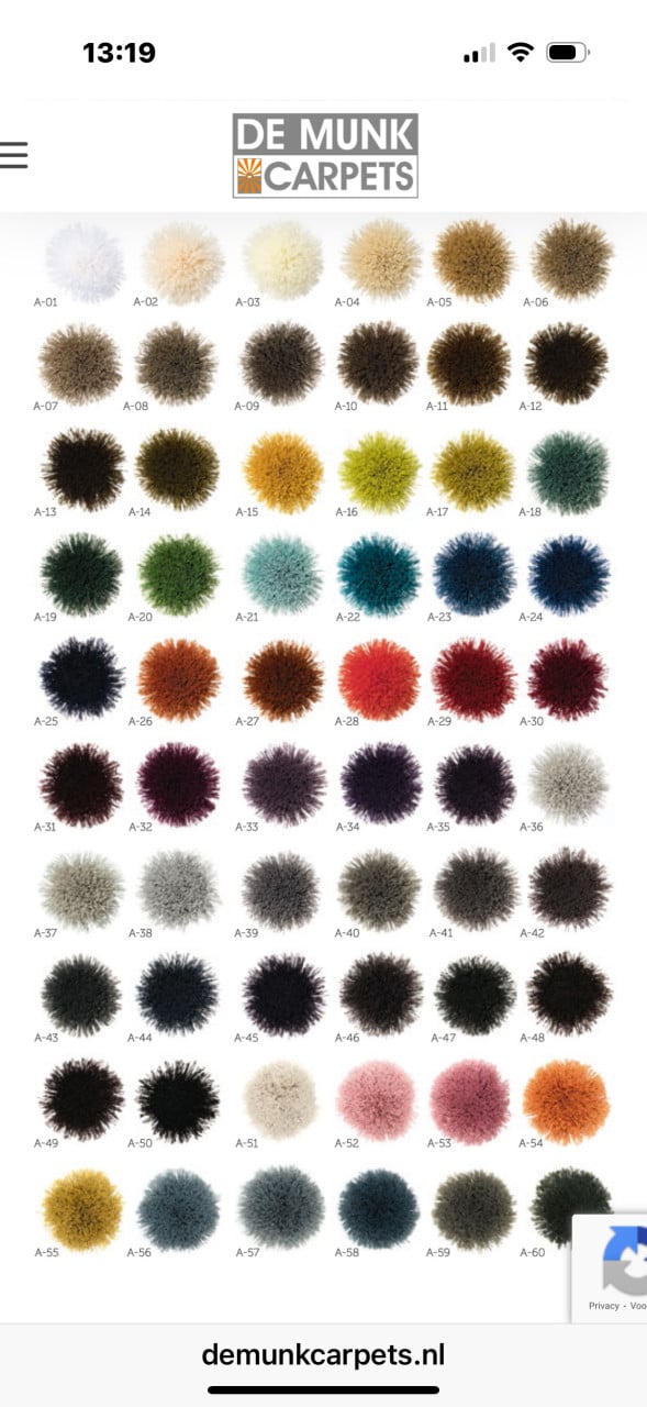 Vloerkleed van De Munk Carpets