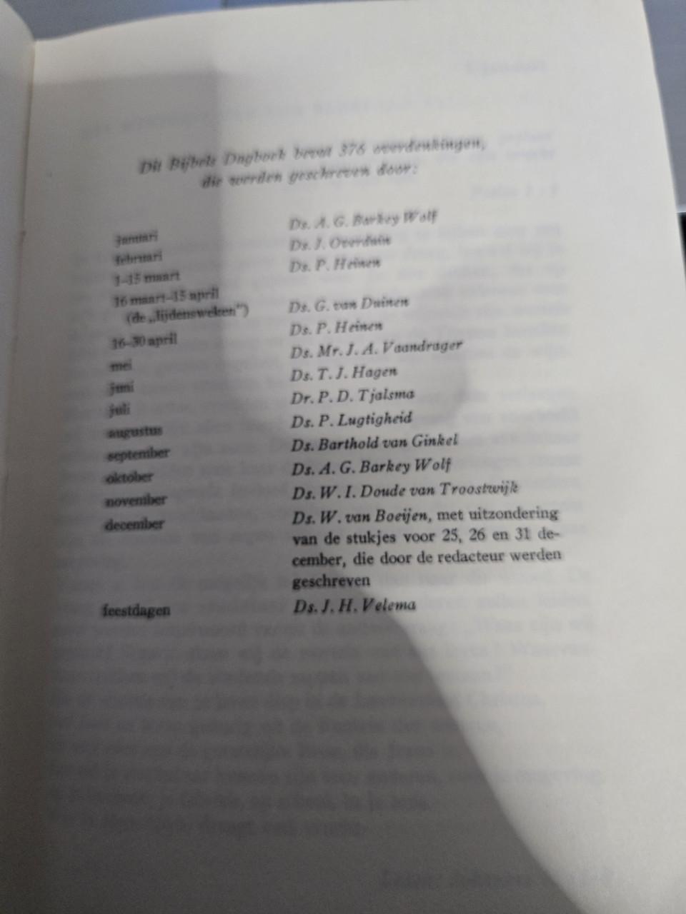 Bijbels Dagboek : 365 Vensters op het jaar 1963