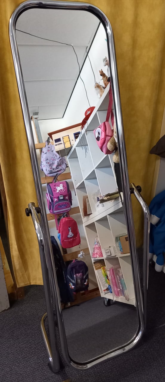 Passpiegel op wielen