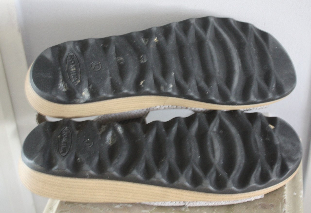 Sandalen zilver grijs met struktuur maaat 42