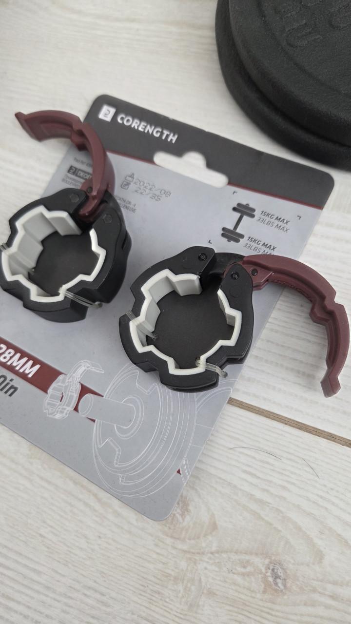 Barbell met gewichten