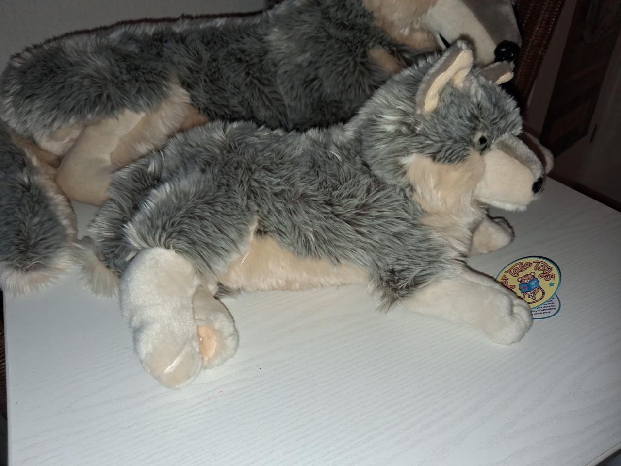 Wolven knuffels Tiger Tale Toys