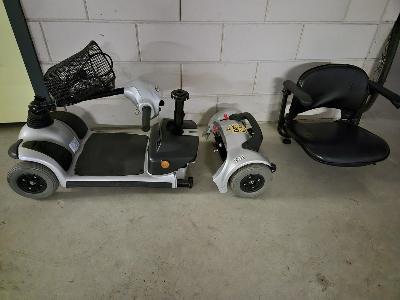 Inklapbare scootmobiel