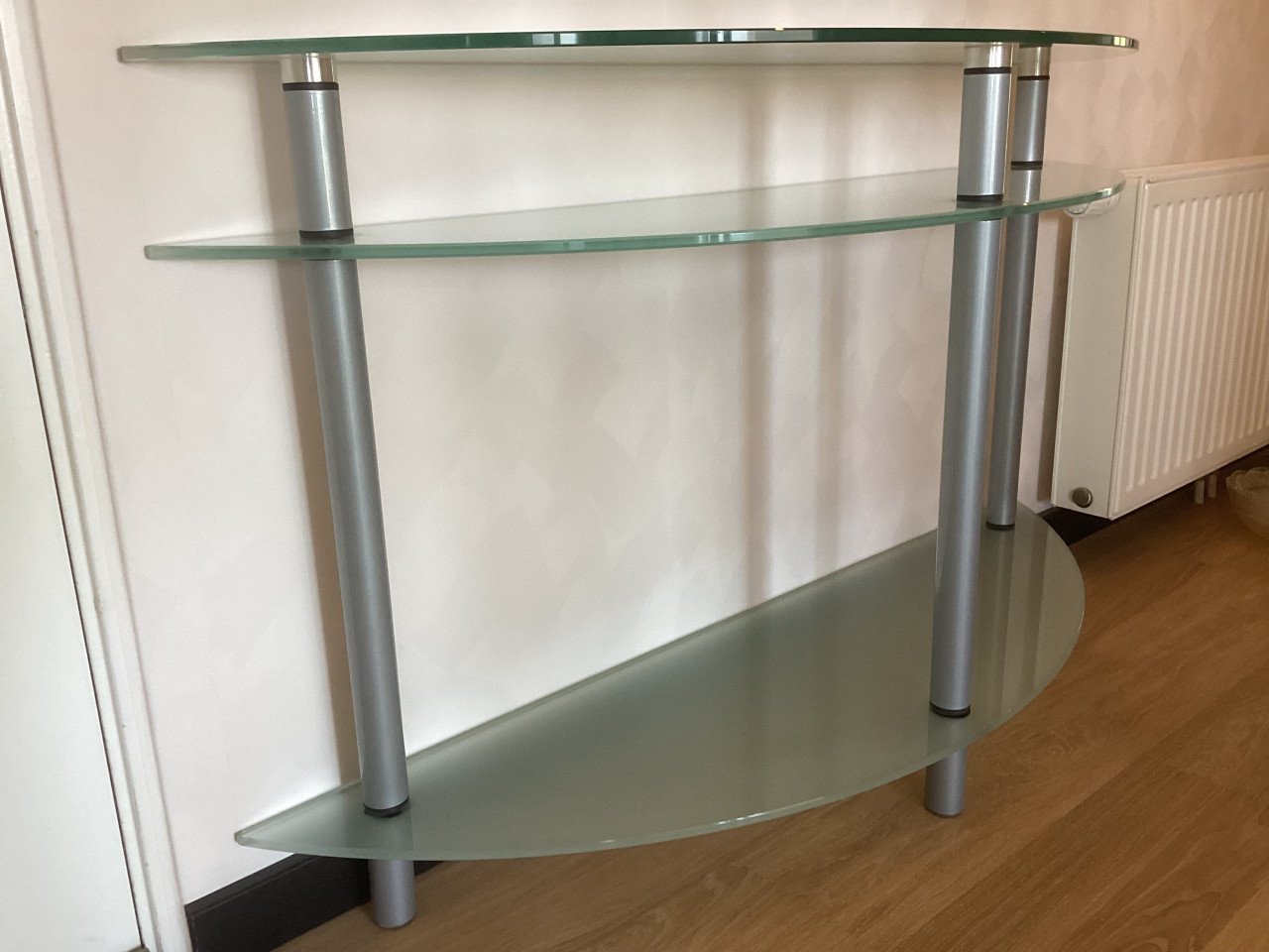 Schitterende glazen side-table