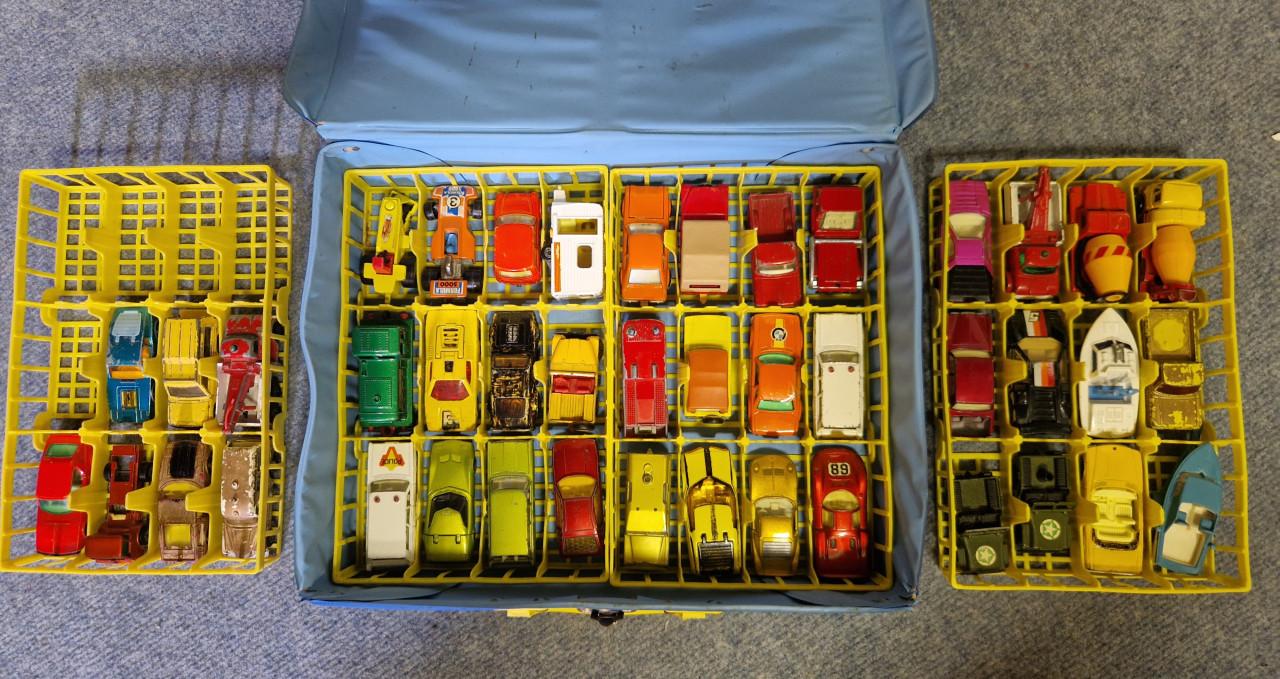 Matchbox speelgoed auto's in koffer