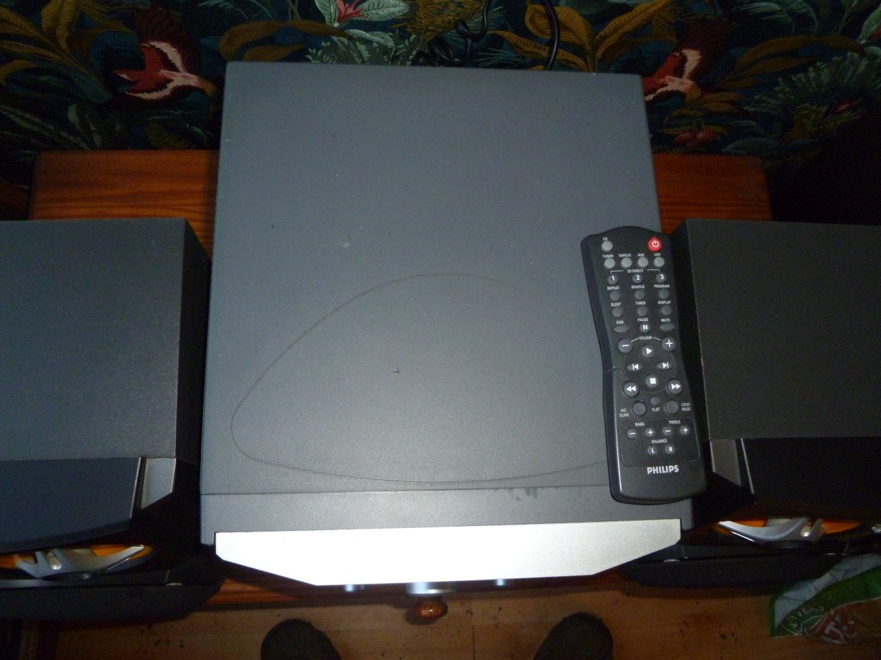 Philips stereo,set met een 3 cd wisselaar