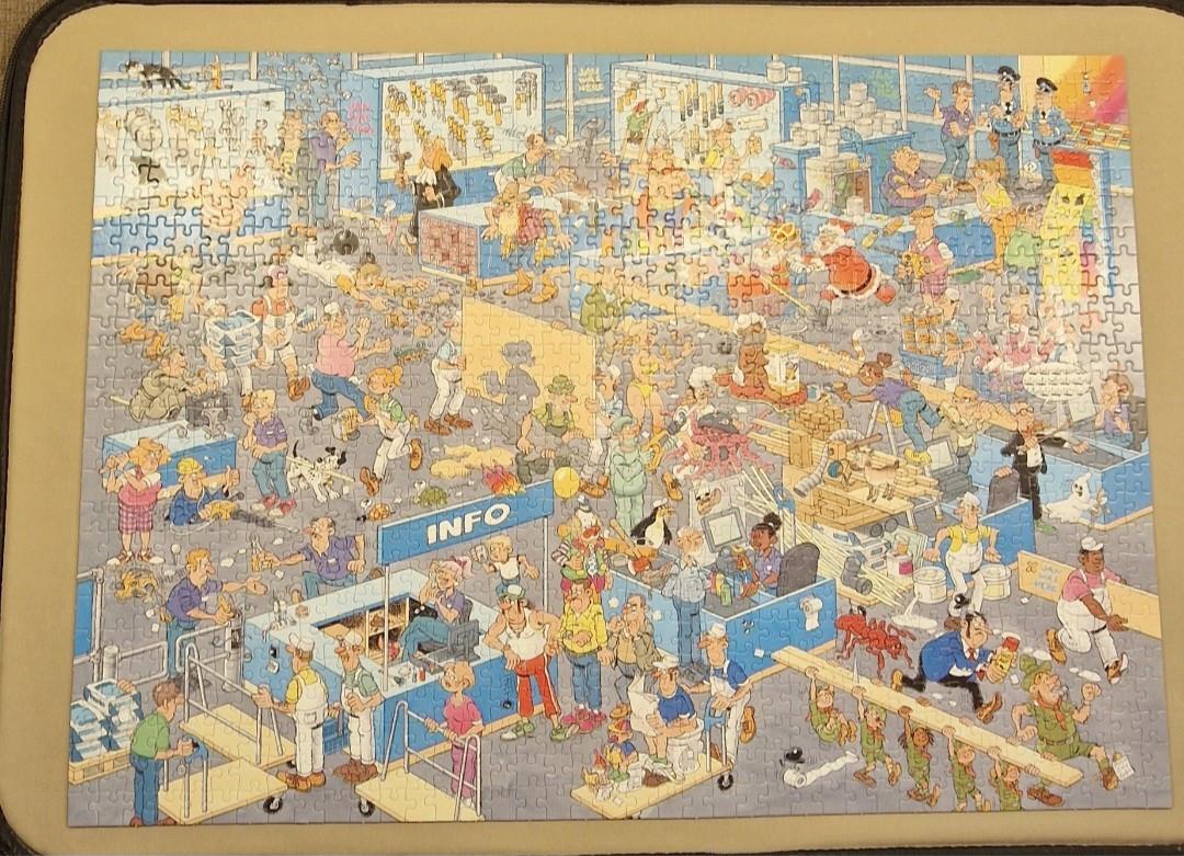 Jan van Haasteren 2x1000 De Bouwmarkt/ De Verbouwing