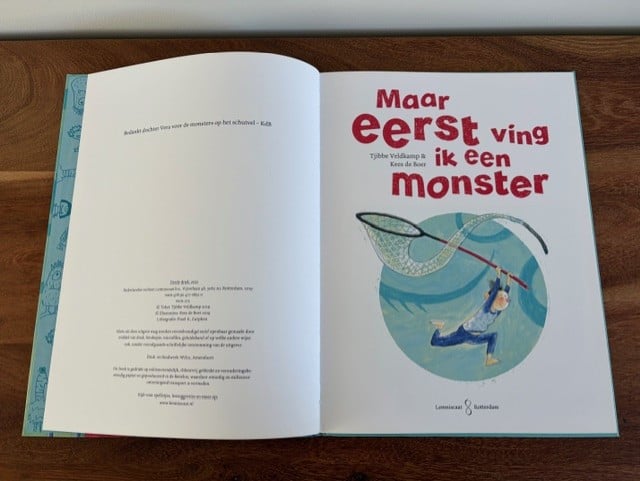 Maar eerst ving ik een monster | Tjibbe Veldkamp