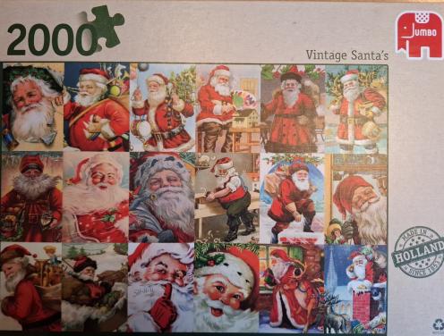 JUMBO Kerstpuzzel, 2000 stukjes, z.g.a.n.