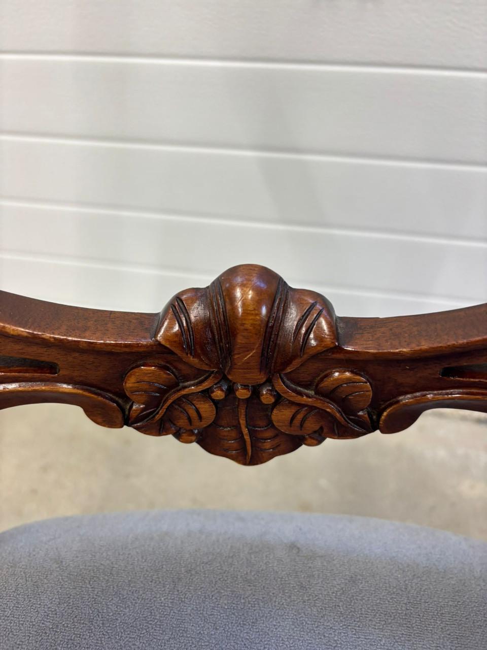 6x biedermeier eetkamer stoelen