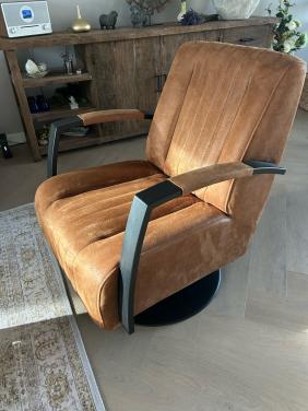 Draaifauteuil bruin