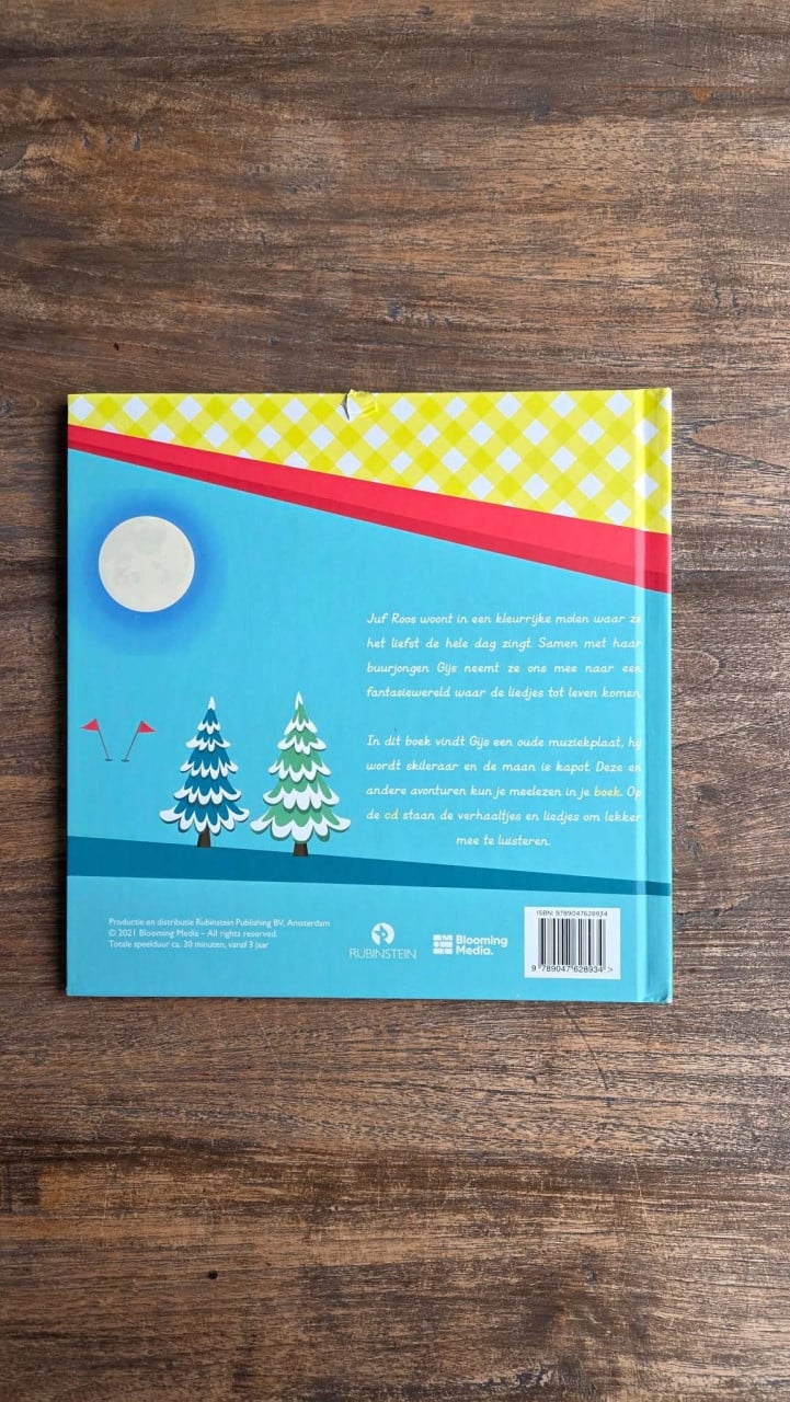 🎈Kinderboek ' Bibber bibber met juf Roos'