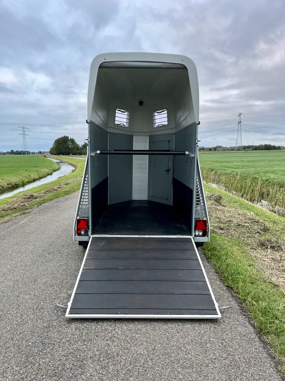 Lichtgewicht volledig aluminium 1,5 paards trailer