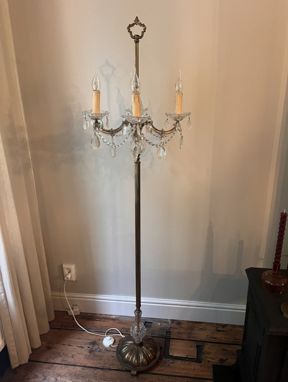 Staande lamp kroonluchter Maria theresia