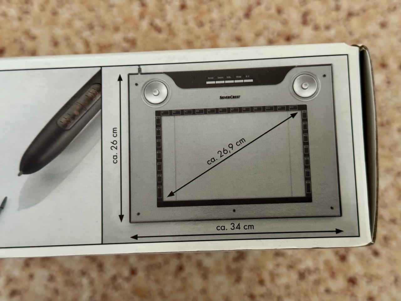 Nieuwe Silvercrest tekentablet (USB) met draadloze pen