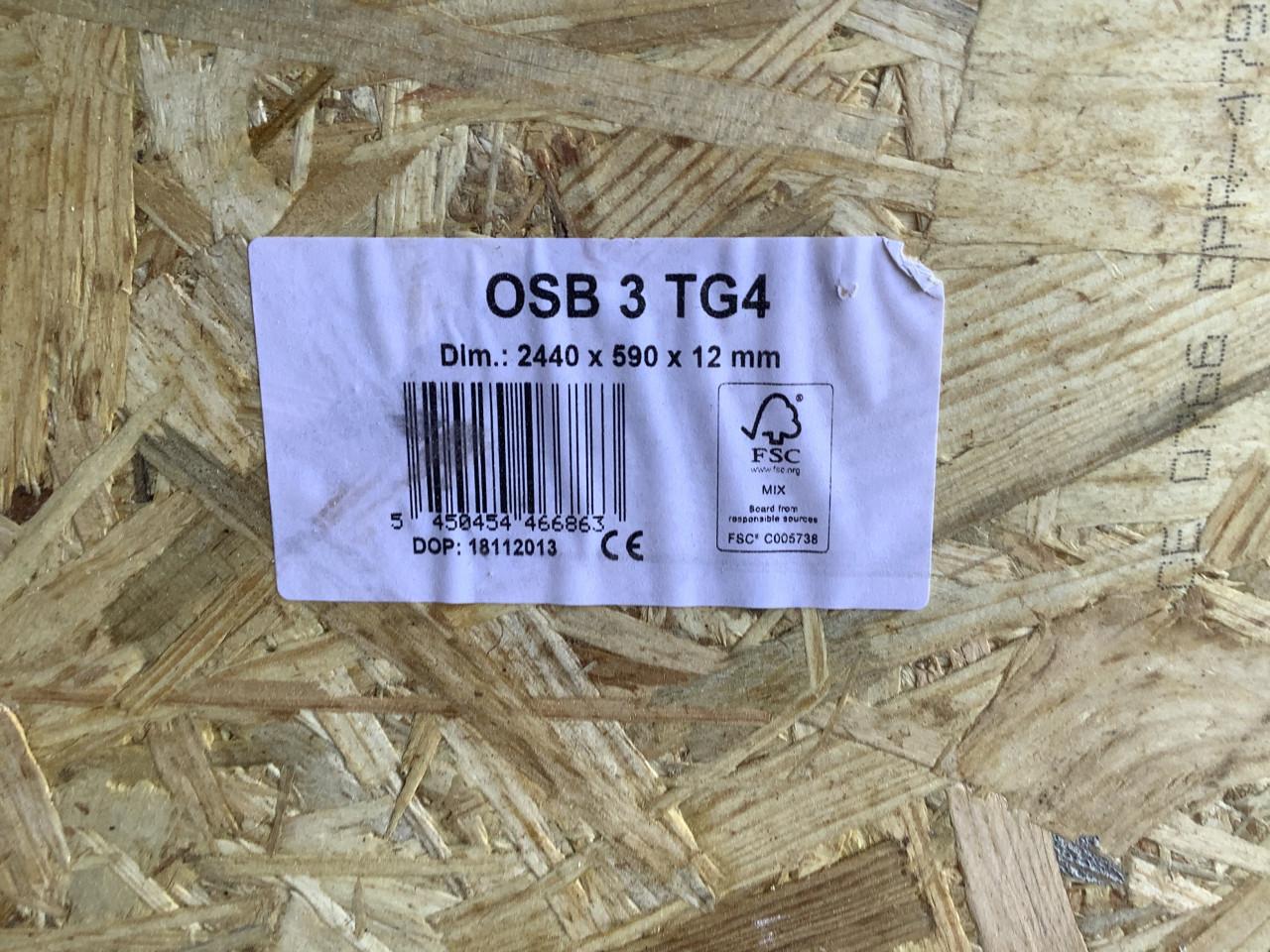 OSB 3 platen 12 en 18mm