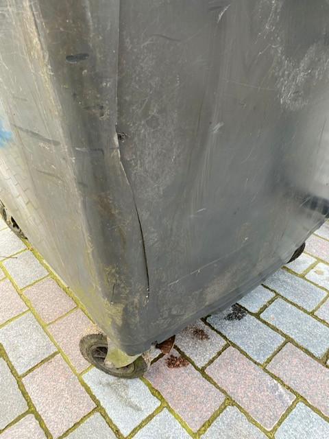 1100 liter GRIJZE AFVALCONTAINER