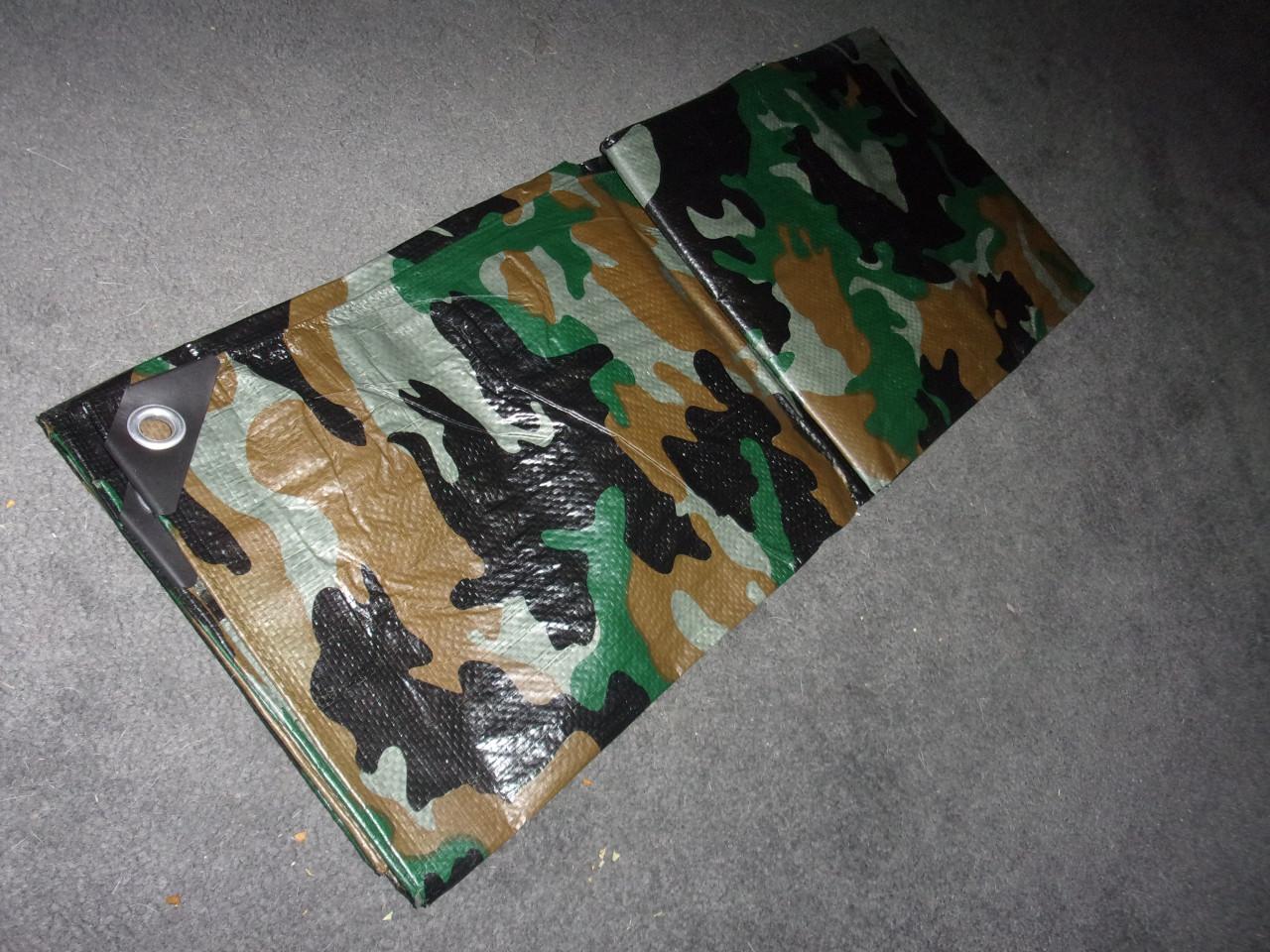 Camouflage zeil 2x Nieuw!