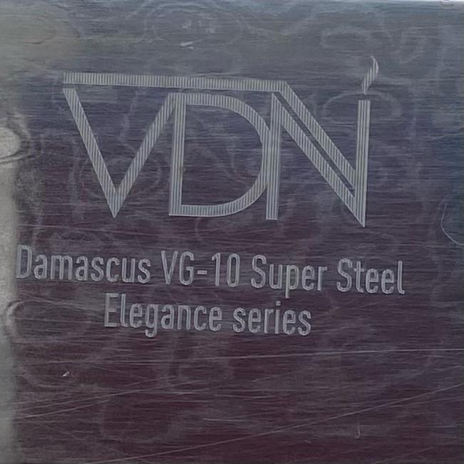 Koksmes damaststaal elegance serie