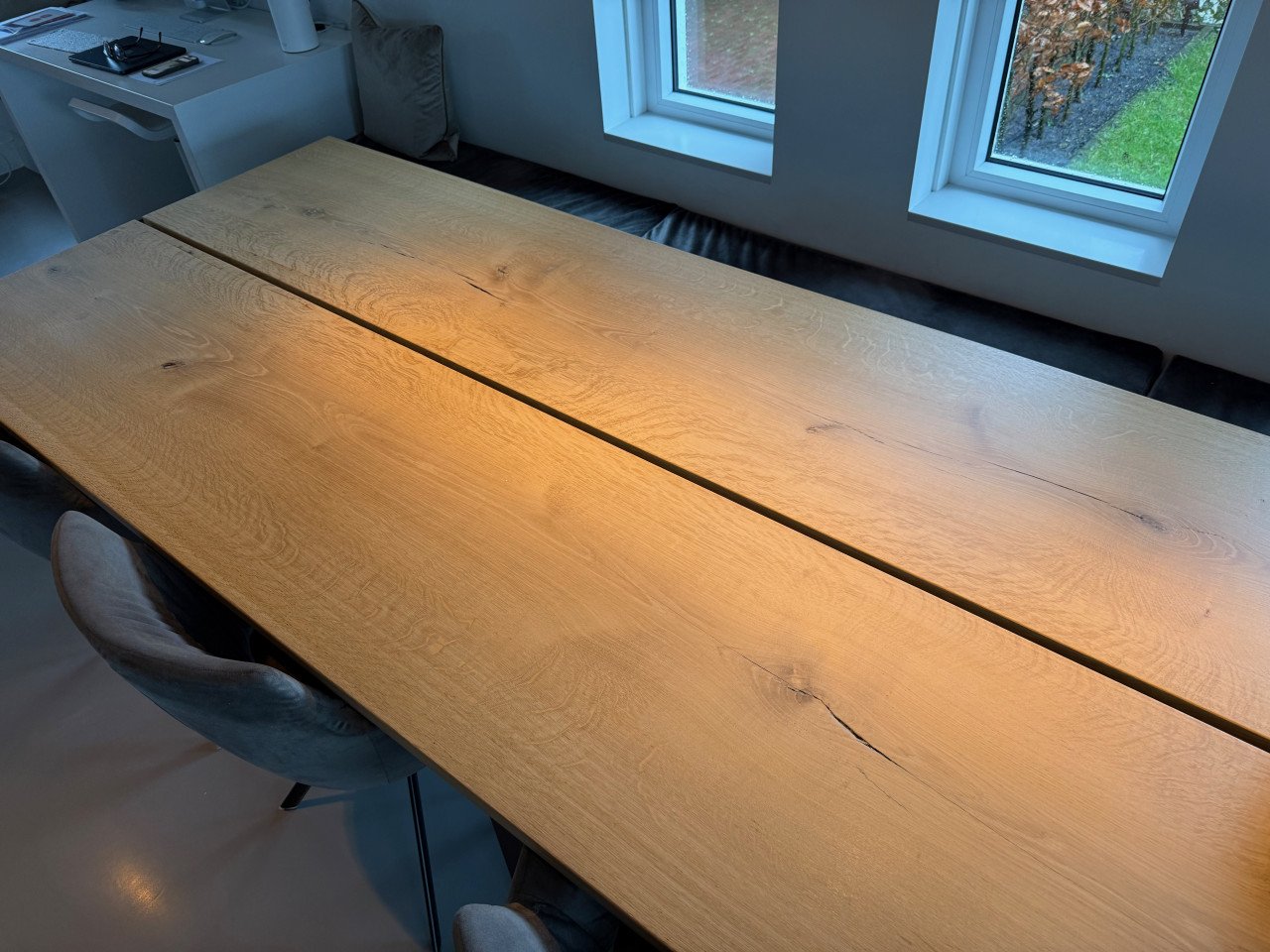 Eikenhouten eettafel