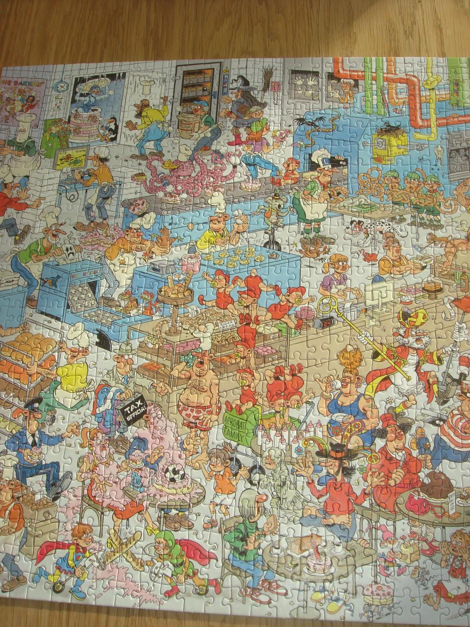 Te koop Complete Jan van Haasteren puzzel De Bakkerij 1000 stukjes