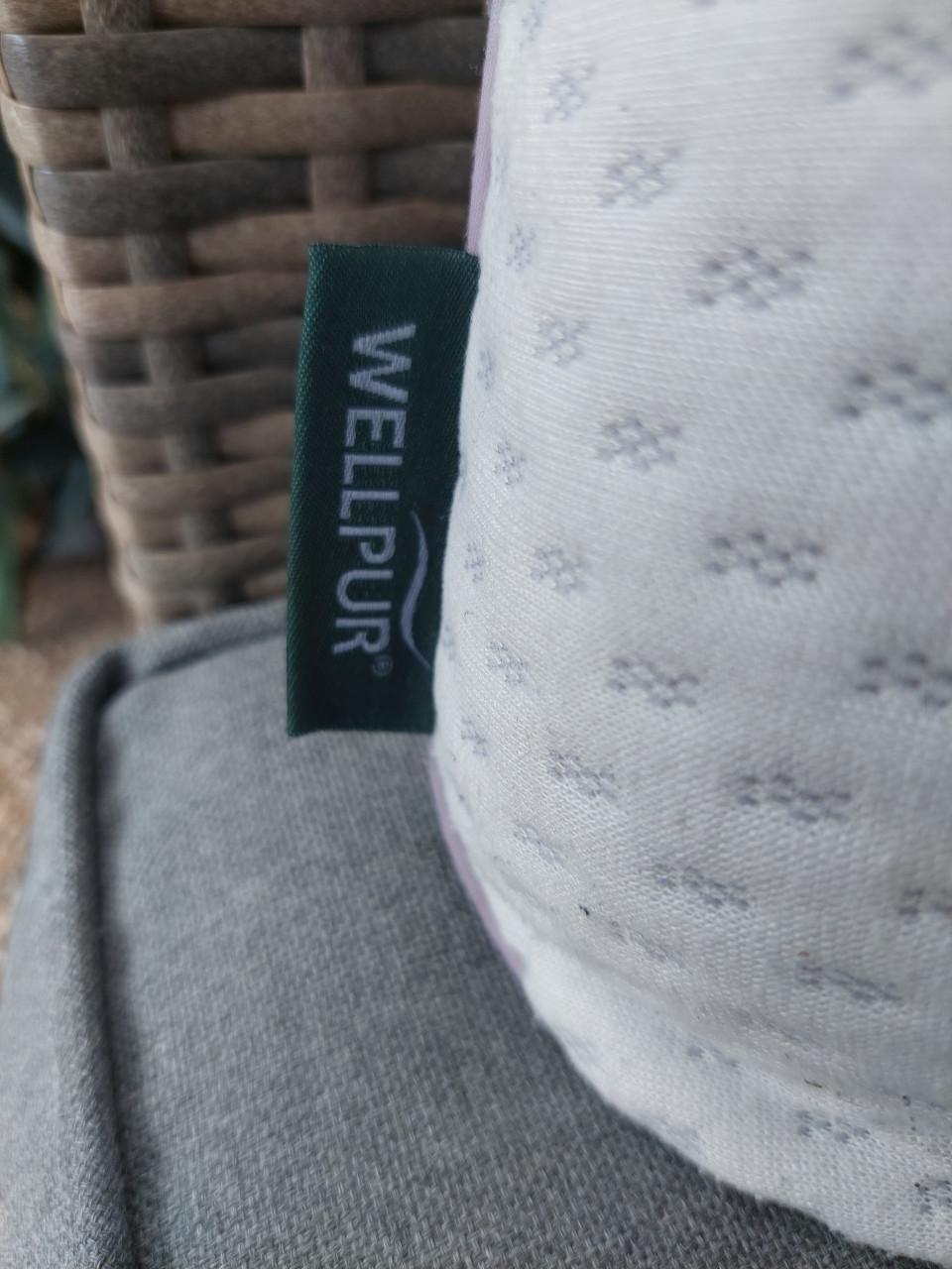 Als nieuwe Wellpur hoofdkussen afritsbaar