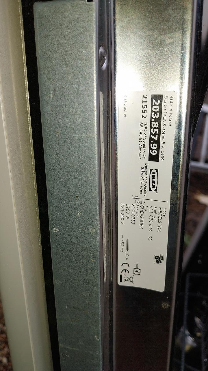 Vaatwasmachine inbouw 45 cm