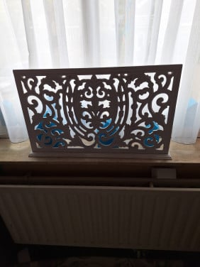 Decoratief raamscherm