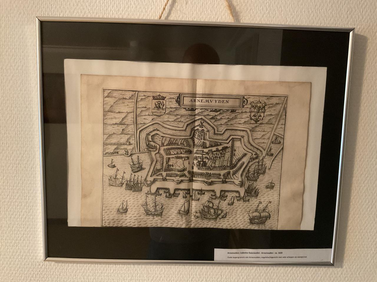 Tekening van Arnemuiden