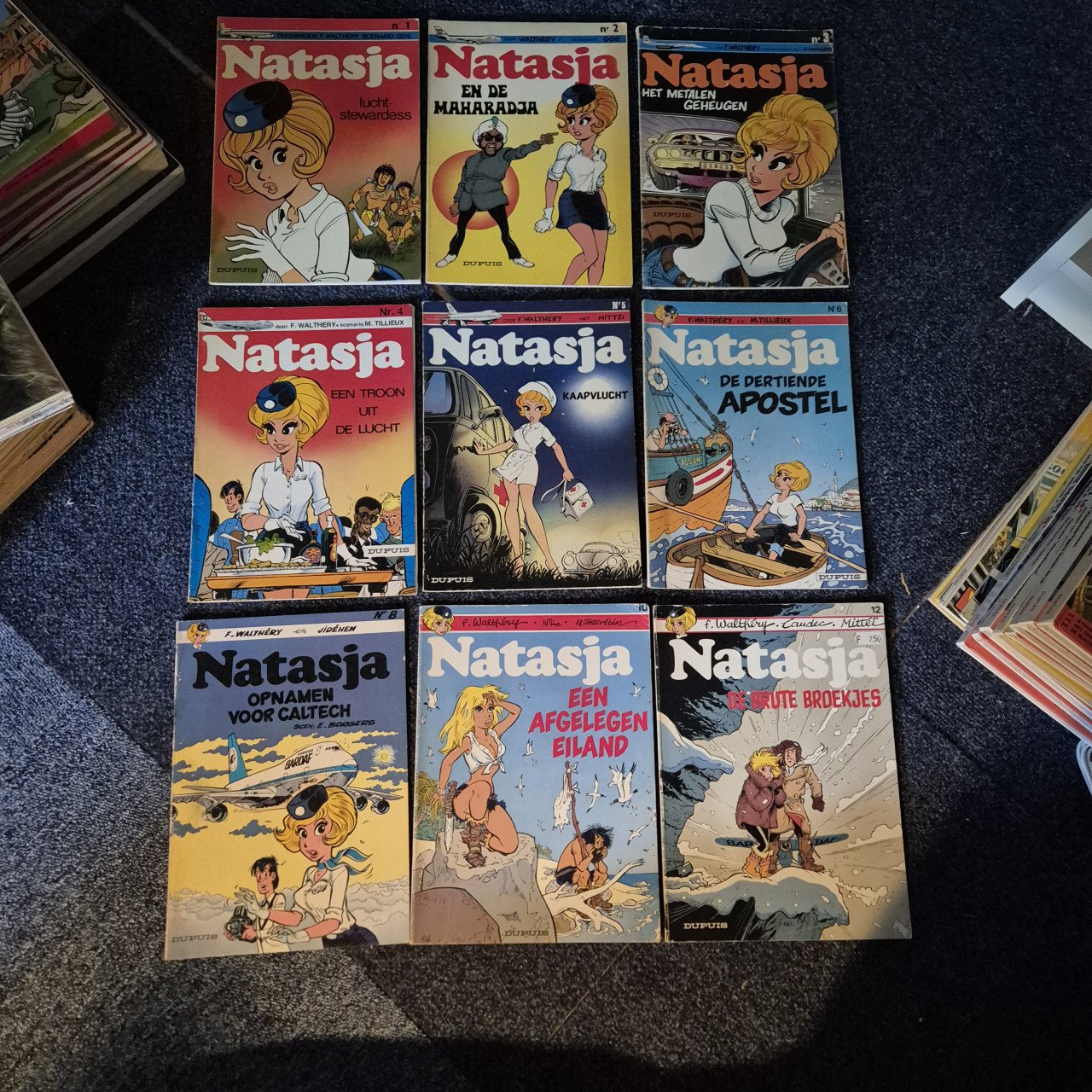 Grote stapel strips