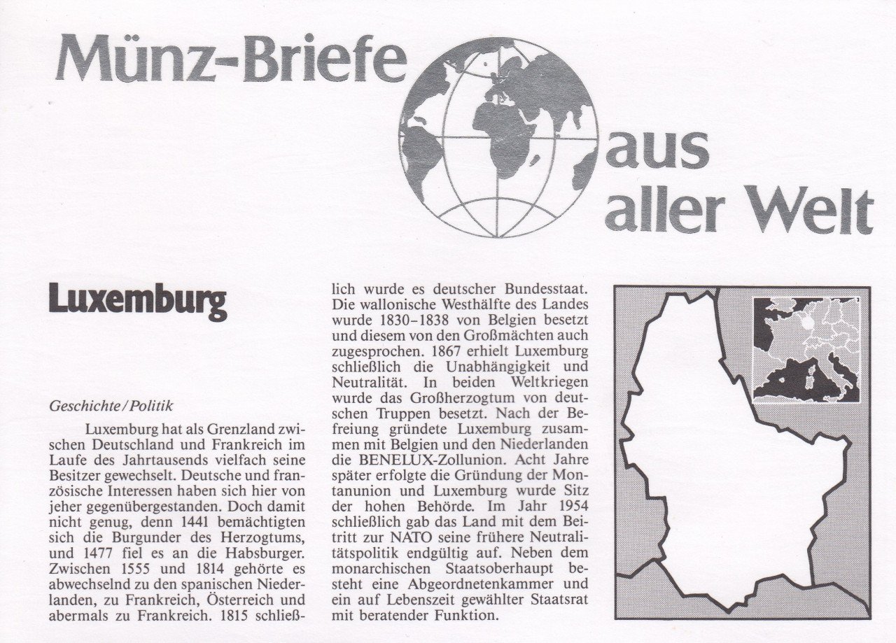 Munt Luxembourg 1980