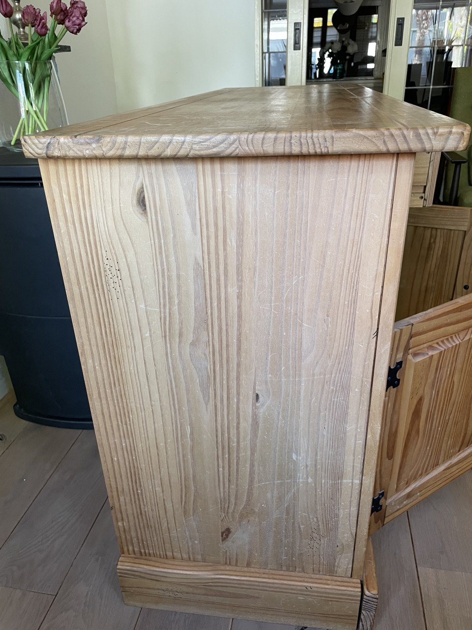 Dressoir + bijpassende spiegel