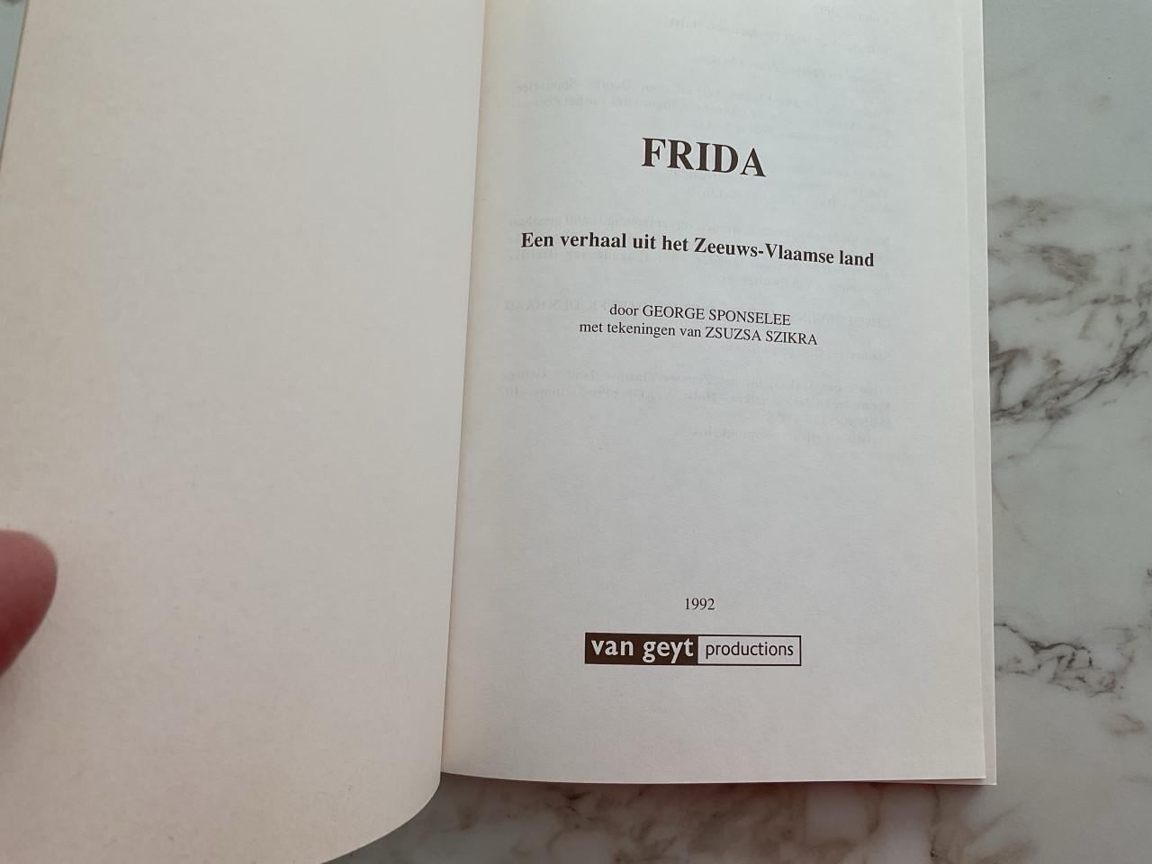 FRIDA.  van George Sponselee