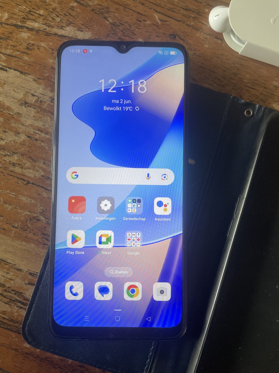 OPPO A16 64 Gb gsm Crystal black met doos